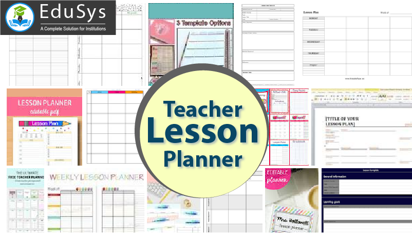 Teacher Lesson Planner Download Free 2021 10 Sample Online Printable Template