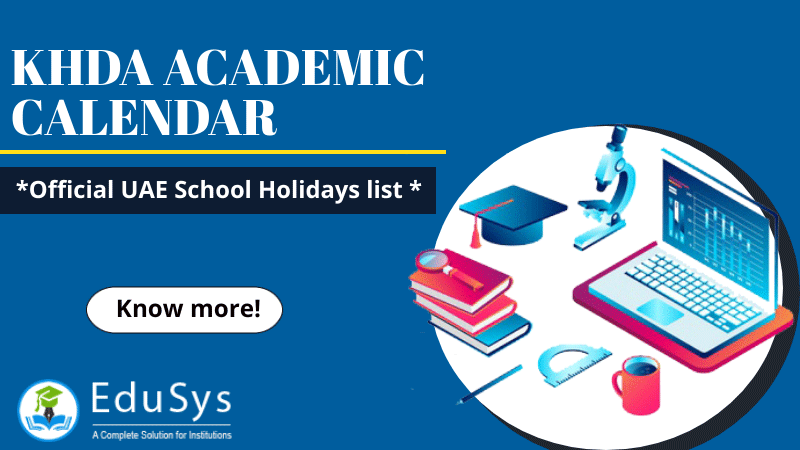 KHDA Academic Calendar 2020-21 - Official UAE School Holidays list