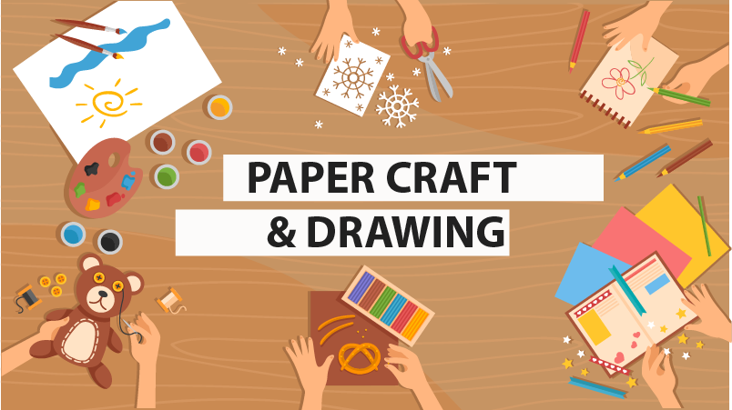 Paper Craft and Drawing Img