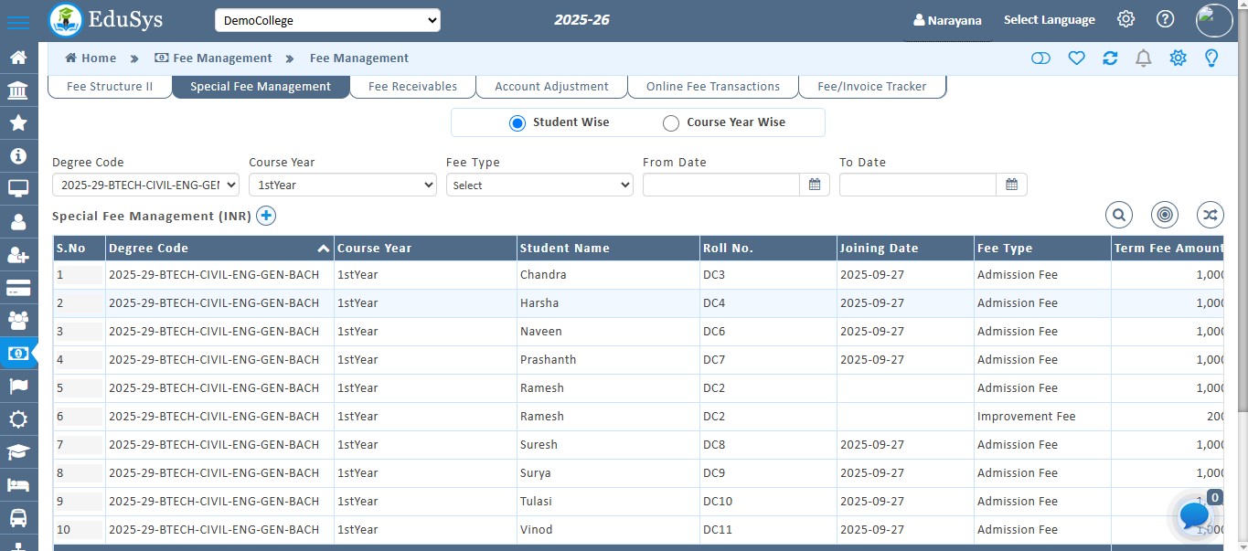 Fees Management System