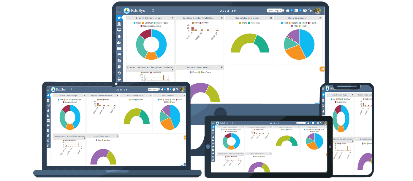 School Software compatible in Mobile, Laptop, Tab